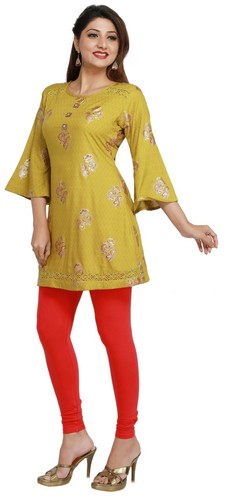 Women mustard yellow cotton - yellow,