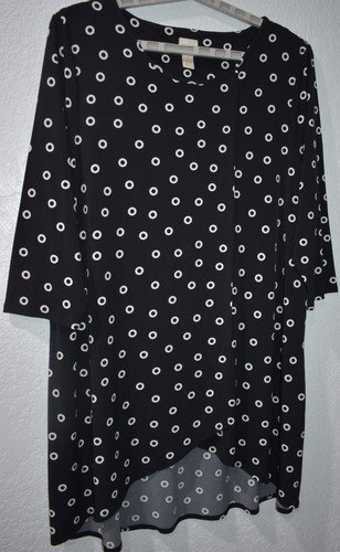 Chicos black shift dress us - chicos,