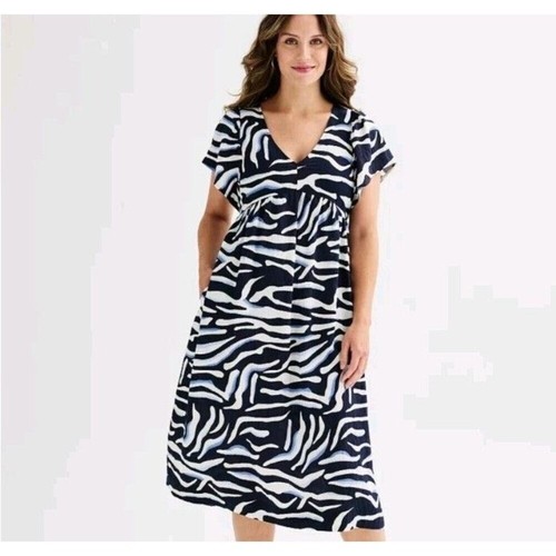 Ellen tracy zebra stripe midi - ellen,