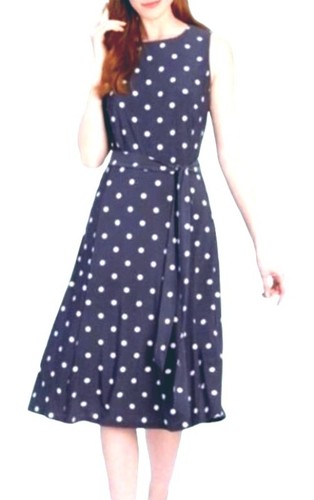 Anne klein navy blue - anne, polka