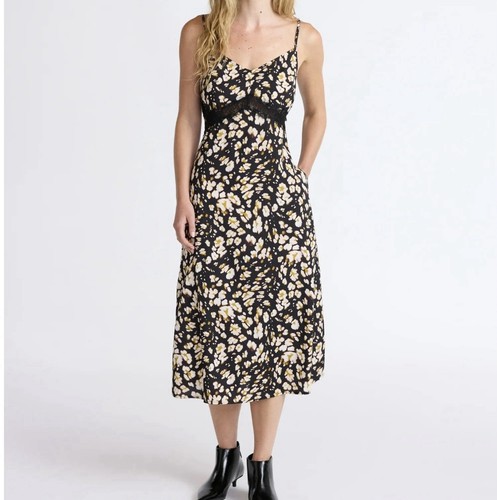 Scoop lace cutout midi - lace,