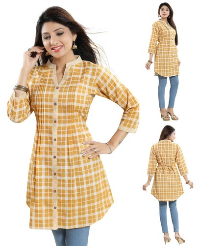 Women ethnic short kurti - kurti, tunic
