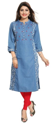 Women ethnic denim blue 4 - women,