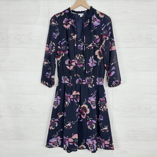 Crew floral chiffon - j.crew, dress