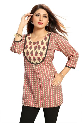 Women ethnic short kurti - ethnic, tunic