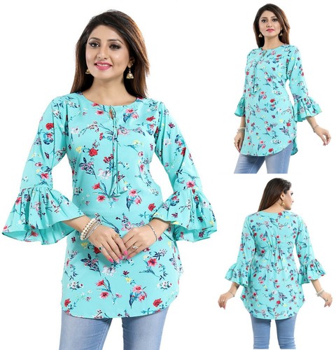 Women ethnic short kurti tunic - kurti,