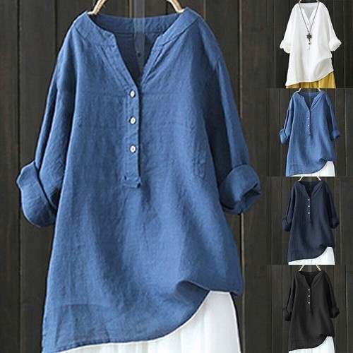 Plus size summer ladies cotton - plus,