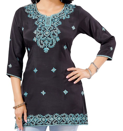 Kurtis viscose blend black - blend,
