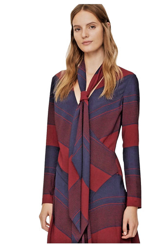 Tory burch lyon - burch, navy/burgundy
