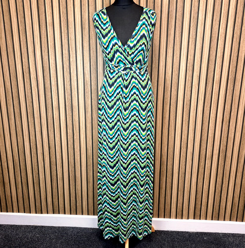 Lakeland maxi dress green zig - maxi,